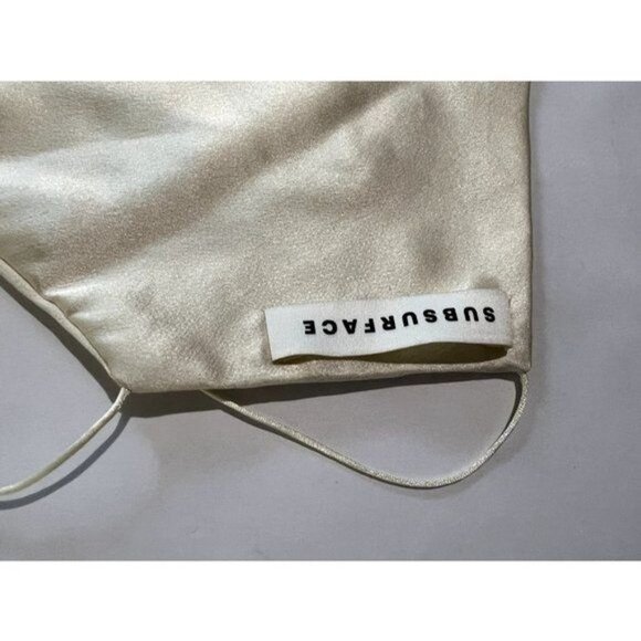 Subsurface Silk Ribbon Top in Cream - Picture 5 of 5